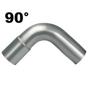 Udstødningsrør bøjning 90°