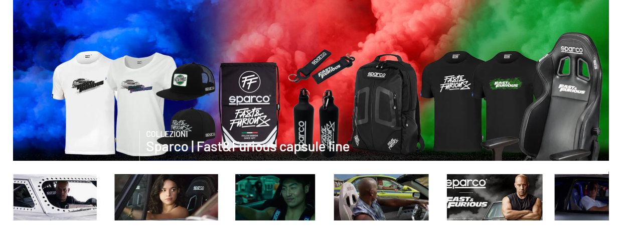 Sparco FastandFurious collection