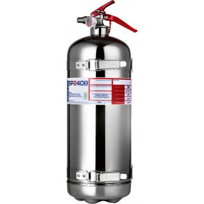 Sparco 2,4 Liter ildslukker rustfri, AFFF