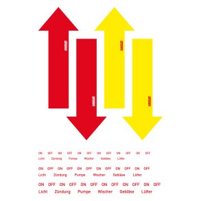 Selvkl�bende pile og kontaktetiketter