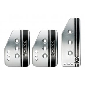 Sparco Settanta Alu pedaler (Titanium look)