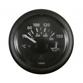 VDO Viewline Olie termometer -150*C 52mm