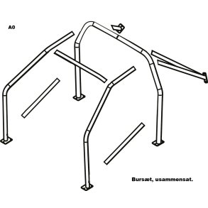 Sassa 6-punkts burst type A-0
