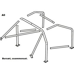 Sassa 6-punkts burst type A-0