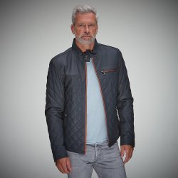 Belrose contrast navy-orange lder jakke