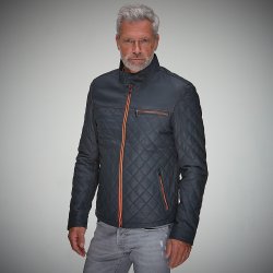 Belrose contrast navy-orange lder jakke