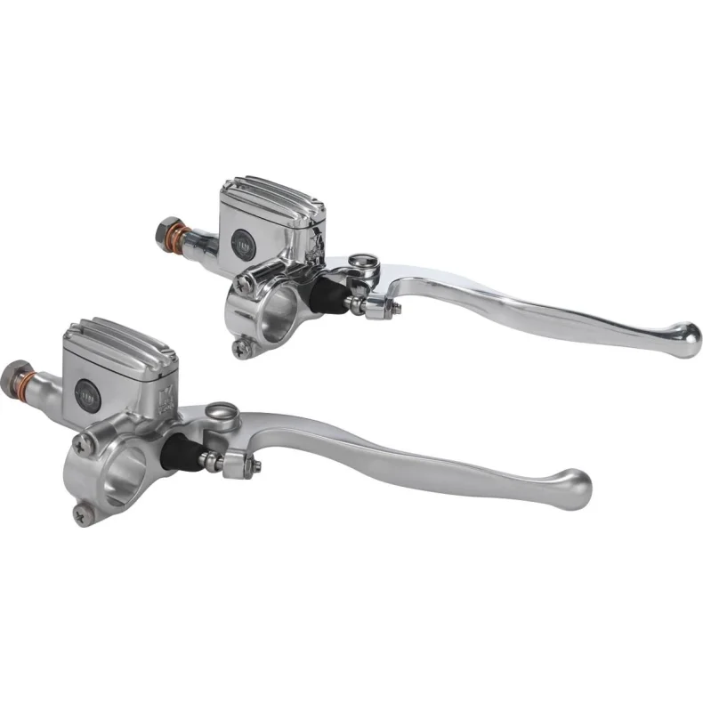 Classic Brake Master Cylinder Kit Aluminium Satin 14 mm 1" Dual Disc
