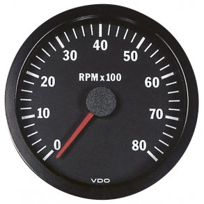 VDO cockpit vision omdrejningst�ller RPM 8000 Omdr �100mm