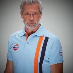 Gulf Modern Stripe Polo skjorte
