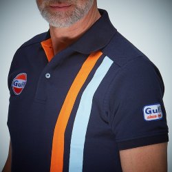 Gulf Modern Stripe Polo skjorte