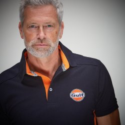 Gulf Side Stripe Polo Skjorte