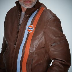 Gulf Stripe Blouson Choco Jakke