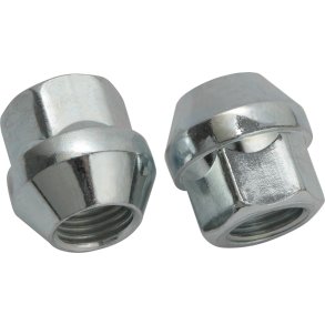 Hjulmtrik i stl, M12x1,25, H= 16,5, galvaniseret