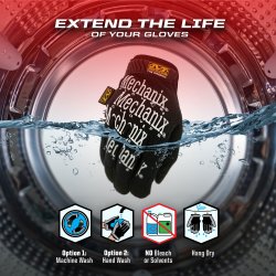 Mechanix Wear Handske Fastfit Safety, Neon gul