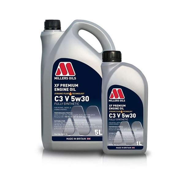 Millers Oils Motorolie XF Premium C3 VW 5W30 Synthetic