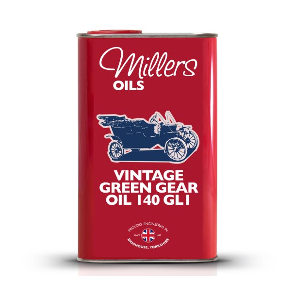 Millers Oils Vintage green gearolie 140 GL1