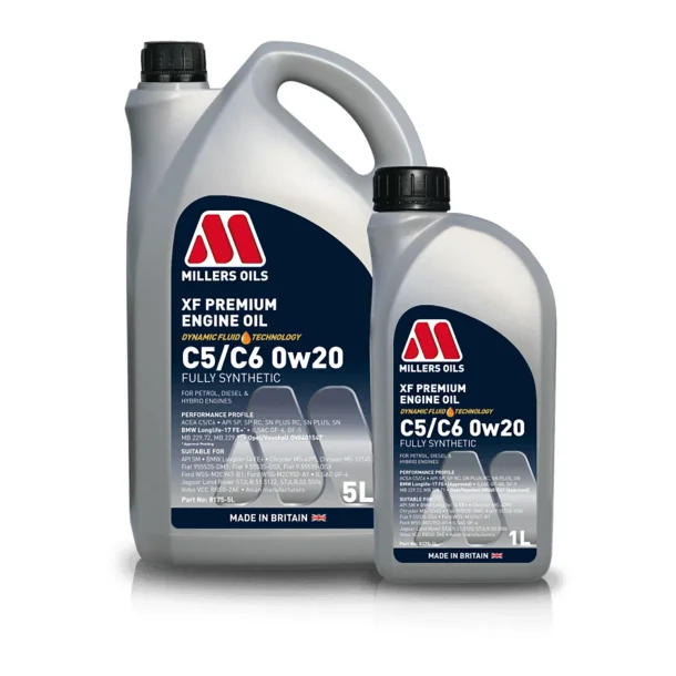 Millers Oils motorolie XF Premium C5/C6 0W20