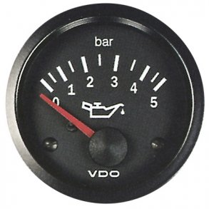 VDO Cockpit Vision olie tryks m�ler 5 bar �52mm