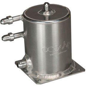OBP Aluminium Benzin Swirl Pot med JIC/AN tilslutning, 1L (Stende)