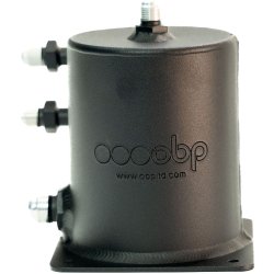 OBP Aluminium Benzin Swirl Pot med JIC/AN tilslutning, 1L (Stende)