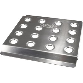 OBP fodsttte i aluminium, flad