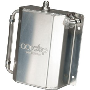 OBP opsamlingstank i Aluminium til olie, 1,5L D6 udvendigt gevind