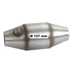 Powersprint katalysator 5" HF Race Kat 200, Tilslutnings : 63,5 mm