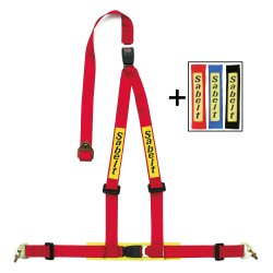 Sabelt 3-punkts sportsblte med ECE-godkendelse