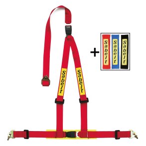 Sabelt 3-punkts sportsblte med ECE-godkendelse