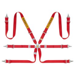 Sabelt 6-punkts H-sele til turbiler og rally, Steel series