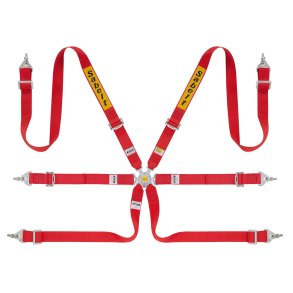 Sabelt 6-punkts H-sele til turbiler og rally, Steel series