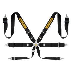  Sabelt 6-punkts H-sele til turbiler og rally, Steel series