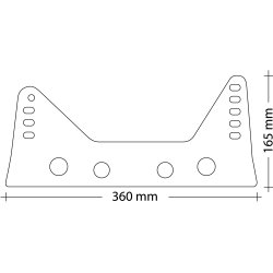 Sdebeslag til sidemontering