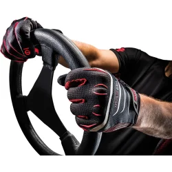 Sparco Hypergrip Gaming handske, Str. 8 Sort/R�d