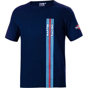 Sparco Martini Racing Big Stripes T-shirt, Str. L M�rkebl�