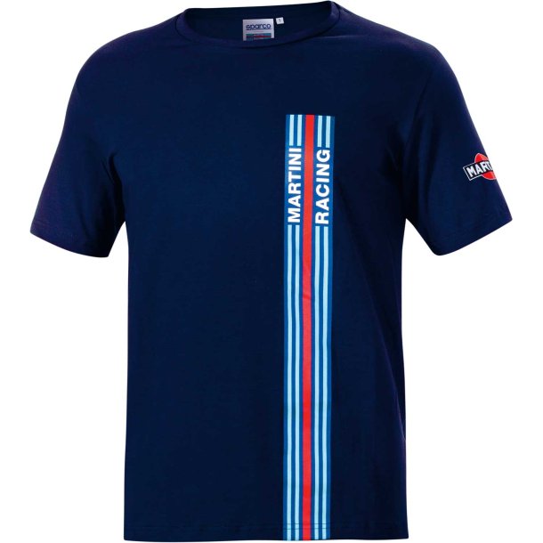 Sparco Martini Racing Big Stripes T-shirt, Str. L M�rkebl�