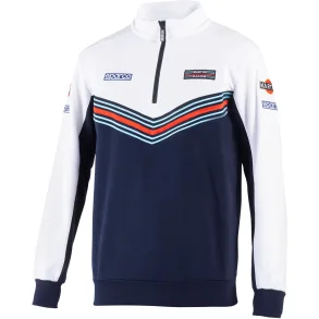Sparco Martini Racing Half Zip Sweatshirt