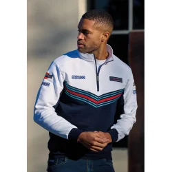 Sparco Martini Racing Half Zip Sweatshirt