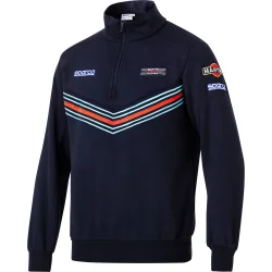 Sparco Martini Racing Half Zip Sweatshirt
