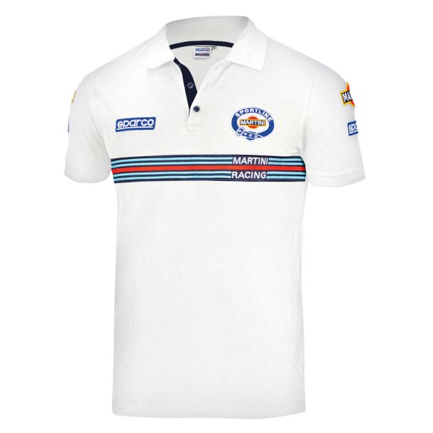 Sparco Martini Racing Polo Skjorte, Str. L