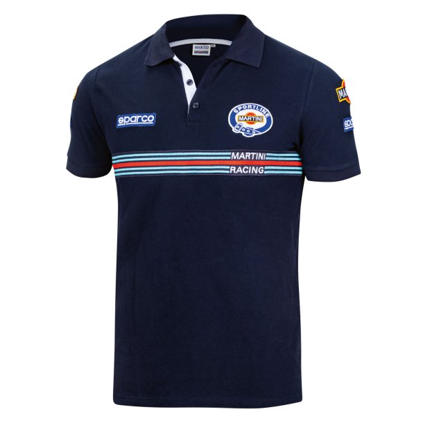 Sparco Martini Racing Polo Skjorte, Str. XL