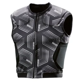 Sparco SJ PRO K-3 beskyttelsesvest, Strl. L Sort