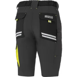 Sparco Tech Light Shorts, Str. XL Gr�/Gul