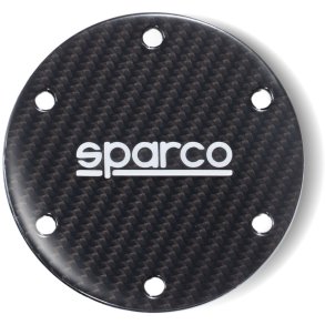 Sparco hornknap Carbon look, mat