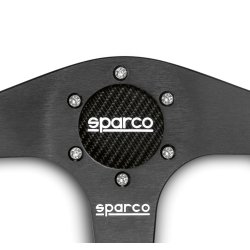 Sparco hornknap Carbon look, mat