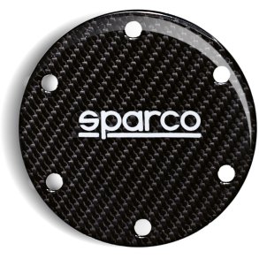 Sparco hornknap Carbon look, Blank