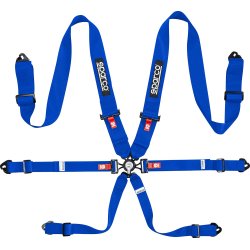 Sparco 3" skulder- og 2" hoftesele med skridtstrop