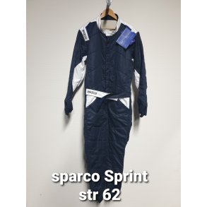 Sparco Sprint kredragt, Str 62 Bl/Hvid