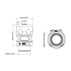 Turbosmart VEE Port PRO universal blow off ventil