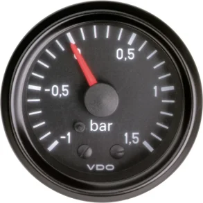 VDO Cockpit International turbotrykm�ler -1,0 til +1,5 bar (�52)